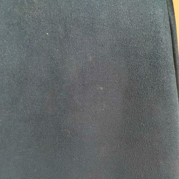 Rare Suede Turkish Designer Dress - sz 38 - peacock blue - Picture 5 of 5